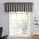 Sun Zero Kylee Rod Pocket Room Darkening Window Valance, Size: 54x18