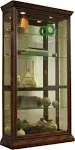 Chapel Hill Curio with Sliding Door and Frame Molding