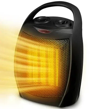 Small Space Heater for Indoor Use, Electric Ceramic Space Heater, Portable Heate