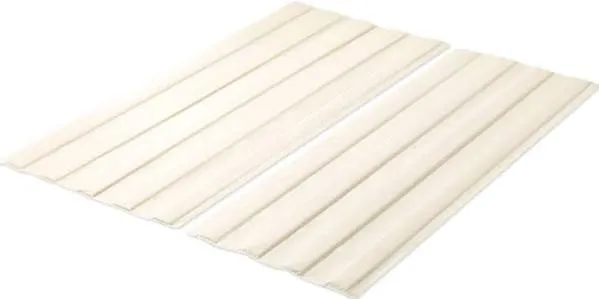 Mellow Wood Bed Slat Board with Fabric Cover, Vertical Mattress Support for Bed Frames, Box Spring or Bed Slat Replacement