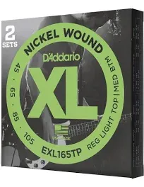 D'Addario EXL165TP Nickel Wound Bass Guitar Strings