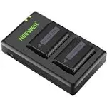 Neewer NP-FW50 Camera Battery Charger Set for Sony A6000 A6500 A6300 A7II  A7S