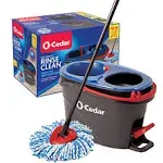 O-Cedar EasyWring RinseClean Microfiber Spin Mop & Bucket Floor Cleaning System with 2 Extra Refills