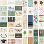 48 Pack Multicolor 4x6 All Occasion Greeting Cards with Envelopes Assorted De...