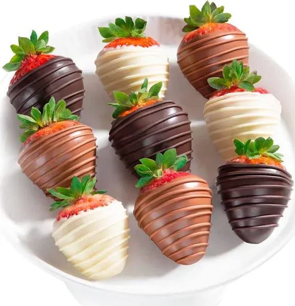 A Gift Inside 9 Berry Bites Chocolate Covered Strawberries by Love Berries (Fun