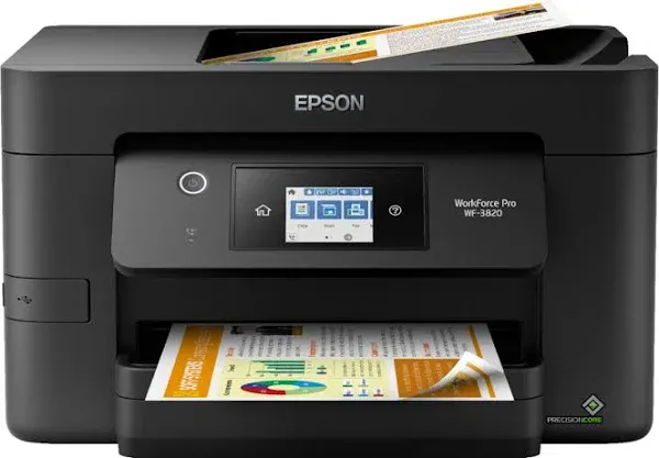 Epson WorkForce Pro WF-3820 Wireless All-in-One Inkjet Printer