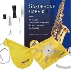 Alto Saxophone ALL-INCLUSIVE Giftable Care Kit: Mouthpiece Brush + Dus