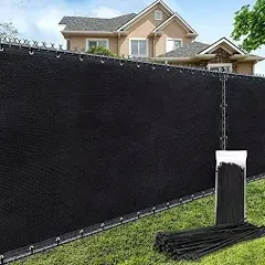 AofeiGa 180GSM 50ft Fence Privacy Screen Heavy Duty Fence Cover Garden Wall Backyard