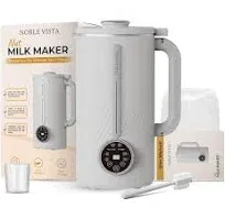 8 in 1 Nut Milk Maker, 35 OZ, Automatic Soy Milk maker, Homemade Almond Milk Maker, 12 Hour Timer, Hot/Cold, Soy Milk, Smoothie, Boil, Self Clean