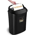 Paper Shredder,Vidateco 14-Sheet Cross-Cut Shredder with US Patented, ETL