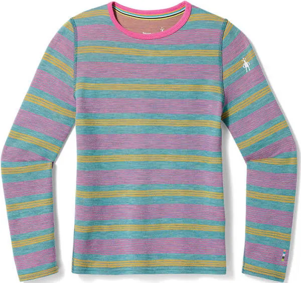 "Smartwool Kids' Classic Thermal Merino Base Layer Crew - PAST SEASON W24"