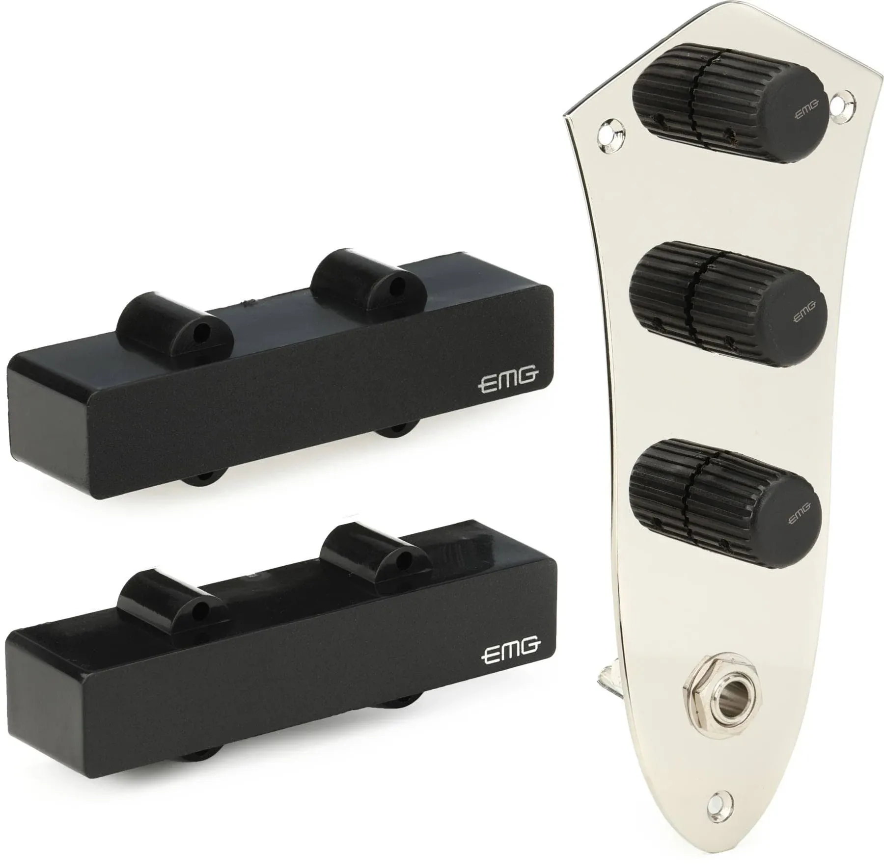 EMG J-System Prewired Jazz Bass Control Plate and Pickup Set