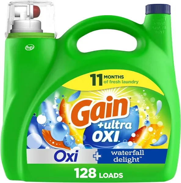 Gain Ultra Oxi Waterfall Liquid Laundry Detergent