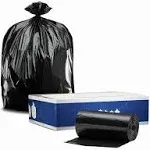 Plasticplace 12-16 Gallon Trash Bags 250 Count - Black