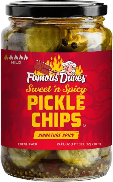 Famous Dave's Pickle Chips Signature Spicy