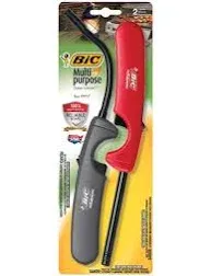 Bic Multi-Purpose Classic Edition Lighter & Flex Wand Lighter, 2-Pack (Colors May Vary)