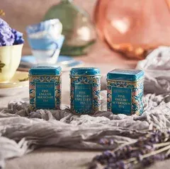 New English Teas Song Thrush and Berries Mini Tea Tins