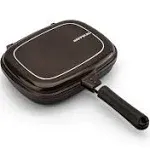 HappyCall New Jumbo Grill Titanium Nonstick Double Sided Pan Express l NEW