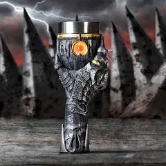 Nemesis Now Official Licensed Product &#034;Lord of the Rings&#034;, Sauron, Chalice, Gray, 22,