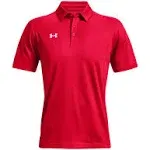 Under Armour Men's Team Tech Polo Red M