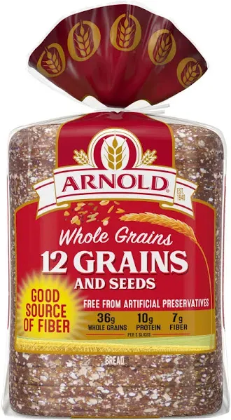 Arnold Whole Grains 12 Grain Bread