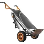 Worx WG050 Aerocart 8-in-1 Yard Cart / Wheelbarrow / Dolly ,