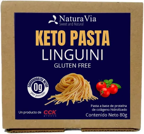 Generic Linguini Pasta Keto 80g 2/40g Servings Cero Net Carbs