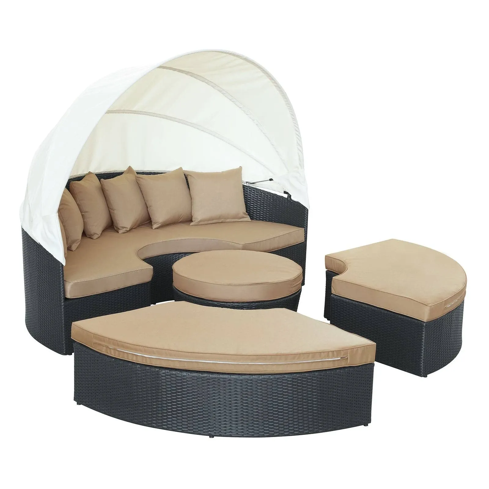 Modway Quest Canopy Outdoor Patio Daybed