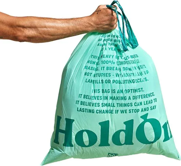 Holdon Compostable Tall Kitchen Trash Bags