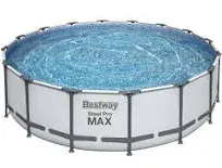 Bestway 10ft Steel Frame Circular Swimming Pool With Filter Pump w/ Cover 0.7m