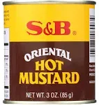 S&B Oriental Hot Mustard, 3 oz (Pack of 3)