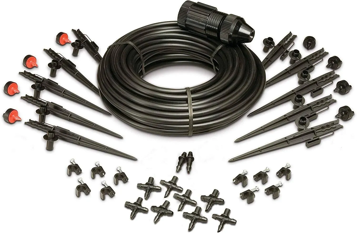 Rain Bird Patiokit Drip Irrigation Patio Watering Kit, Connects to Faucet, 1/4 ...