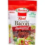 HORMEL Bacon Toppings Applewood Crumbled Bacon, 3 Ounce (Pack of 8)