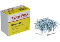 ToolPro Eye Lag Screw Bulk 100Pack