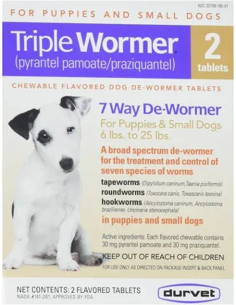 Durvet Triple Wormer for Dogs