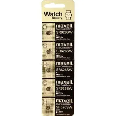 Maxell 377 Silver Oxide Watch Battery