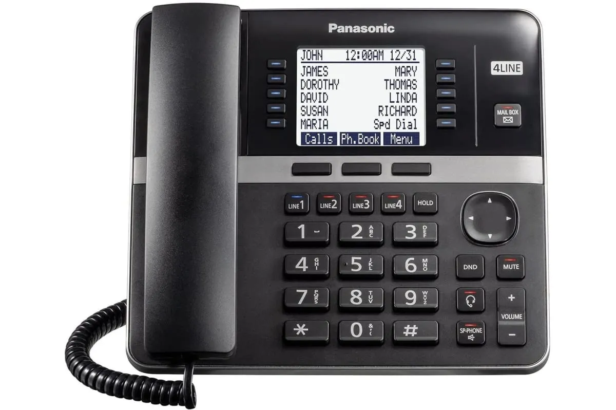 Panasonic 4-Line Expandable Base Phone System