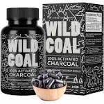 Activated Charcoal Capsules made from 100% Organic Coconuts, 120ct by 