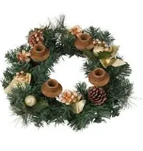 Traditional Pine Cone Advent Wreath