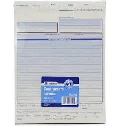 Adams Contractor Invoice Forms