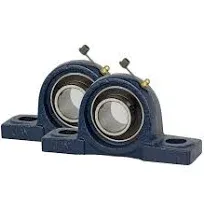 (YR) UCP202-10 Pillow Block Bearing 5/8" Bore 2 Bolt Solid Base (4PCS) UCP202-010T, FHSP202-10G + Other Models