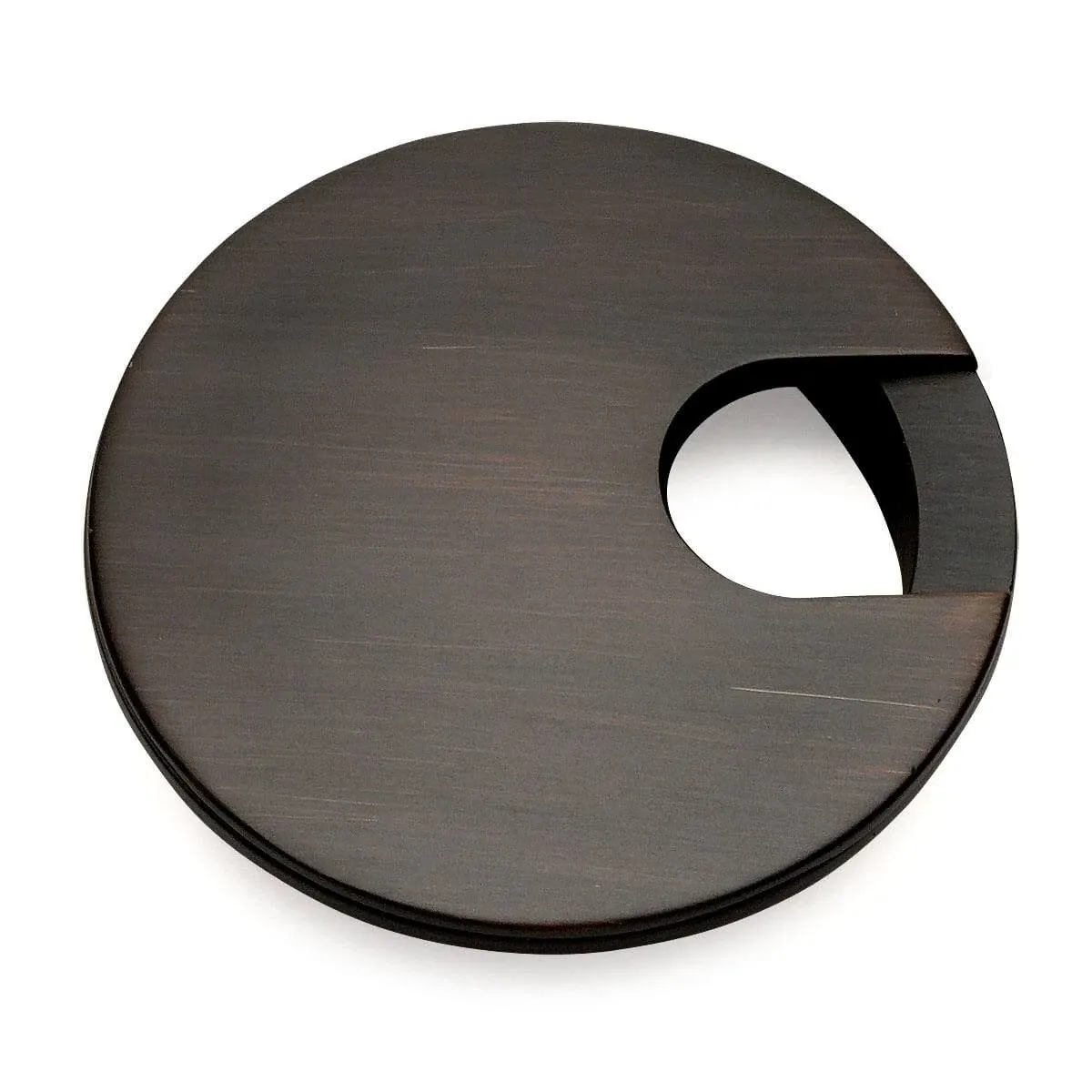 Cosmas 50203ORB Oil Rubbed Bronze Desk Grommet - 3" Overall Diameter