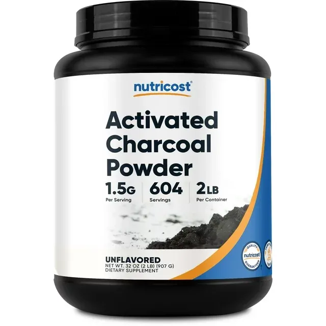 Nutricost, Activated Charcoal Powder, 2 lbs