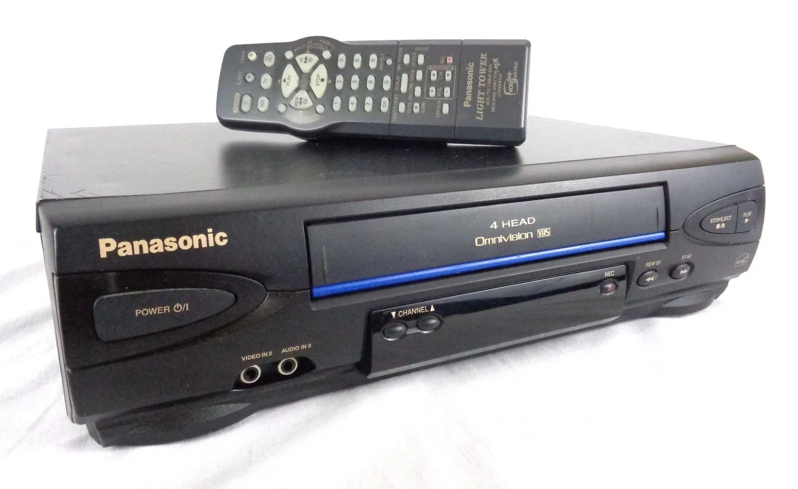 Vintage Panasonic Omnivision VCR 4 Head Player Recorder VHS Working - No Remote