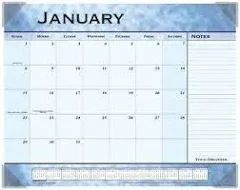 At-A-Glance Slate Blue Desk Pad