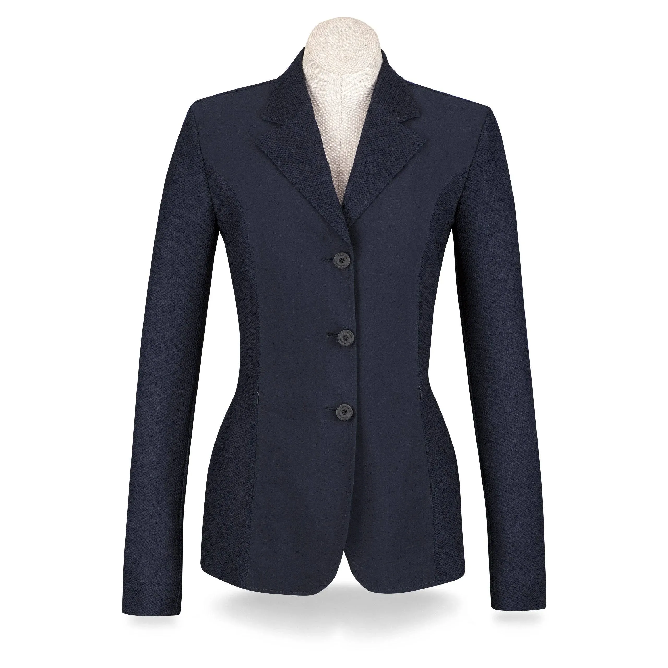 RJ Classics Harmony Ladies Mesh Show Coat - 2 / Regular / Navy