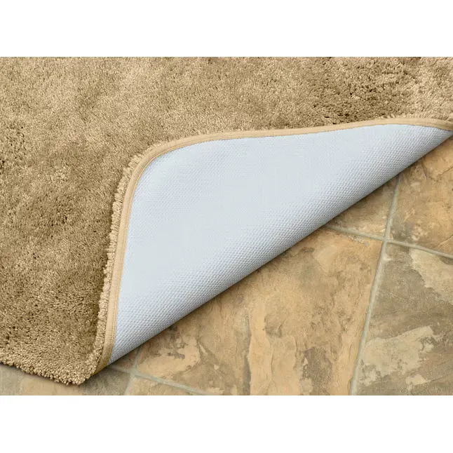 Garland Rug Finest Luxury 34-in x 21-in Linen Nylon Bath Mat Set Lowes.com