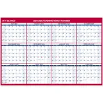 AT-A-GLANCE QuickNotes Mini Erasable Wall Planner 2025