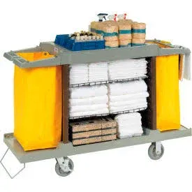 Global Industrial Hotel Cart Housekeeping Cart