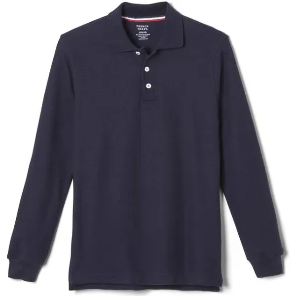 Long Sleeve Pique Polo